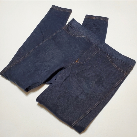 Jeggings w/ Stretch Dark Blue   Demin Style Size M - Picture 3 of 11